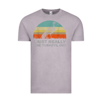 Vintage Zinc funny i just really like turkeys thanksgiving Vintage Tee - linhVisuals
