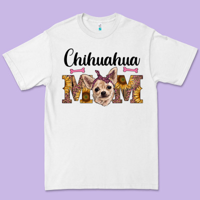 Western Chihuahua Mom Premium Tee Designed By Ranaportraitstore