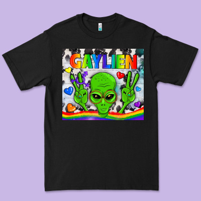 Lgbtq Gaylien Tumbler Premium Tee Designed By Bundleandbundleshop