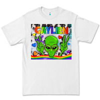 White LGBTQ Gaylien Tumbler Premium Tee - BundleAndBundleShop