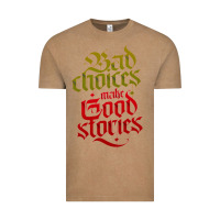 Vintage Coffee bad choices make good stories Vintage Tee - linhVisuals