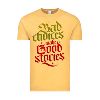 Vintage Mustard bad choices make good stories Vintage Tee - linhVisuals
