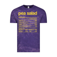 Cloud Purple pea salad nutrition facts funny thanksgiving christmas food Vintage Tee - linhVisuals
