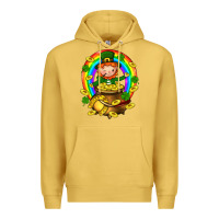Antique Gold Dwarf Cauldron St. Patricks Premium Hoodie - BundleAndBundleShop