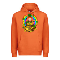 Carrot Dwarf Cauldron St. Patricks Premium Hoodie - BundleAndBundleShop