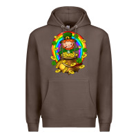 Coffee Dwarf Cauldron St. Patricks Premium Hoodie - BundleAndBundleShop