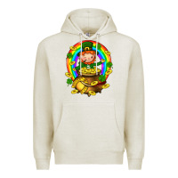 Oatmeal Heather Dwarf Cauldron St. Patricks Premium Hoodie - BundleAndBundleShop