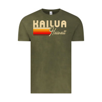 Vintage Olive kailua hawaii Vintage Tee - linhVisuals