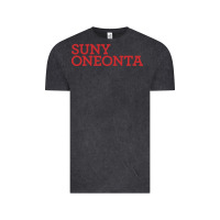 Vintage Black Suny Oneonta Wordmark Vintage Tee - linhVisuals