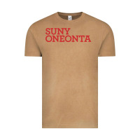 Vintage Camel Suny Oneonta Wordmark Vintage Tee - linhVisuals