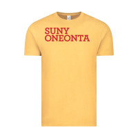 Vintage Mustard Suny Oneonta Wordmark Vintage Tee - linhVisuals