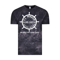 Cloud Black s.s. minnow tour Vintage Tee - linhVisuals