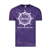Cloud Purple s.s. minnow tour Vintage Tee - linhVisuals