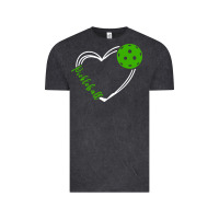Vintage Black love pickleball women Vintage Tee - linhVisuals