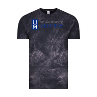 Cloud Black University Of Memphis Wordmark Vintage Tee - linhVisuals