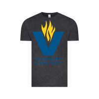 Vintage Black Vincennes University Vintage Tee - linhVisuals