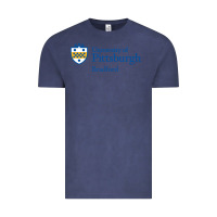 Vintage Denim University Of Pittsburgh At Bradford New Vintage Tee - linhVisuals
