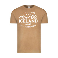 Vintage Camel iceland hiking landmannalaugar est 1477 Vintage Tee - linhVisuals