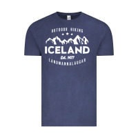 Vintage Denim iceland hiking landmannalaugar est 1477 Vintage Tee - linhVisuals