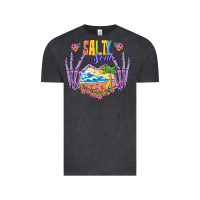 Vintage Black Salty soul Vintage Tee - NancyCooperArtShop