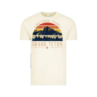 National Park Grand Teton Vintage Retro Hiking Vintage Tee | Teevron
