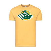 Vintage Mustard Alaska Anchorage Seawolves Vintage Tee - linhVisuals