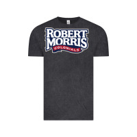 Vintage Black Robert Morris Colonials Wordmark Vintage Tee - linhVisuals