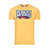 Vintage Mustard Robert Morris Colonials Wordmark Vintage Tee - linhVisuals