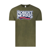 Vintage Olive Robert Morris Colonials Wordmark Vintage Tee - linhVisuals