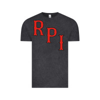 Vintage Black Rpi Engineers Hockey Vintage Tee - linhVisuals