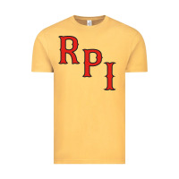 Vintage Mustard Rpi Engineers Hockey Vintage Tee - linhVisuals