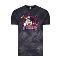 Cloud Black peoria rivermen Vintage Tee - linhVisuals