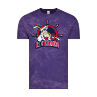 Cloud Purple peoria rivermen Vintage Tee - linhVisuals