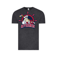 Vintage Black peoria rivermen Vintage Tee - linhVisuals