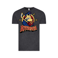 Vintage Black peoria rivermen Vintage Tee - linhVisuals