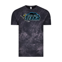 Cloud Black quad city storm Vintage Tee - linhVisuals