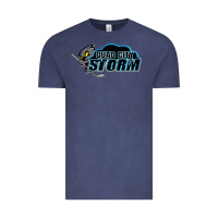 Vintage Denim quad city storm Vintage Tee - linhVisuals