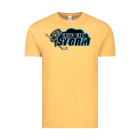 Vintage Mustard quad city storm Vintage Tee - linhVisuals