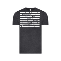 Vintage Black Everything is fine trust your government Vintage Tee - linhVisuals