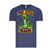 Vintage Denim one eyed snakes Vintage Tee - linhVisuals