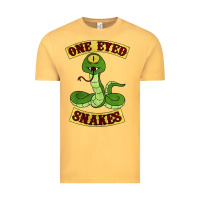 Vintage Mustard one eyed snakes Vintage Tee - linhVisuals