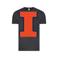 Vintage Black Illinois Fighting Illini, Merch Vintage Tee - linhVisuals