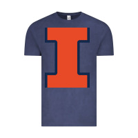 Vintage Denim Illinois Fighting Illini, Merch Vintage Tee - linhVisuals