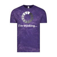 Cloud Purple funny programmer i'm thinking t shirt Vintage Tee - linhVisuals