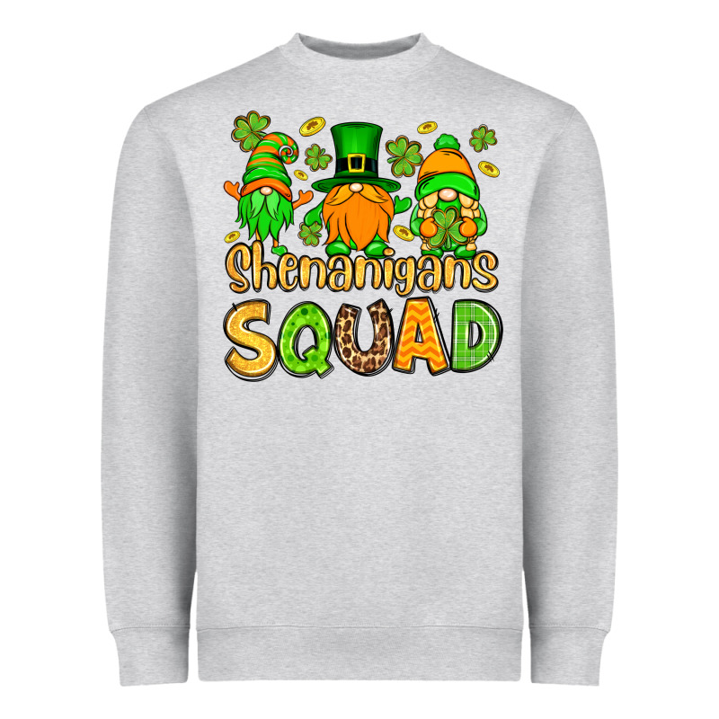 St. Patrick's Shenanigans Squad Gnomies Heavyweight Sweatshirt by OliviaCreatesArt | Teevron