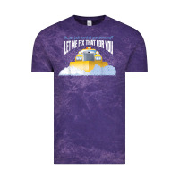 Cloud Purple funny snow plow driver shirt   gift for snowplow drivers t shirt Vintage Tee - linhVisuals