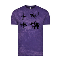 Cloud Purple divine beasts symbols Vintage Tee - linhVisuals