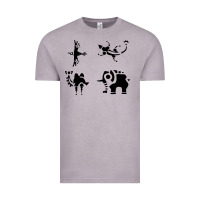 Vintage Zinc divine beasts symbols Vintage Tee - linhVisuals