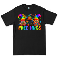 Black LGBTQ Free Hugs Gnomes Premium Tee - BundleAndBundleShop