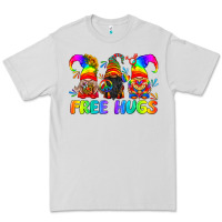 Dove Grey LGBTQ Free Hugs Gnomes Premium Tee - BundleAndBundleShop
